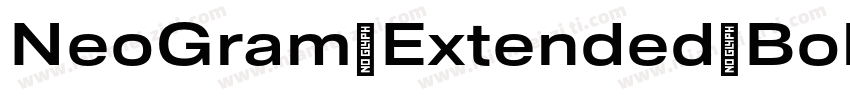 NeoGram Extended Bold Regular字体转换